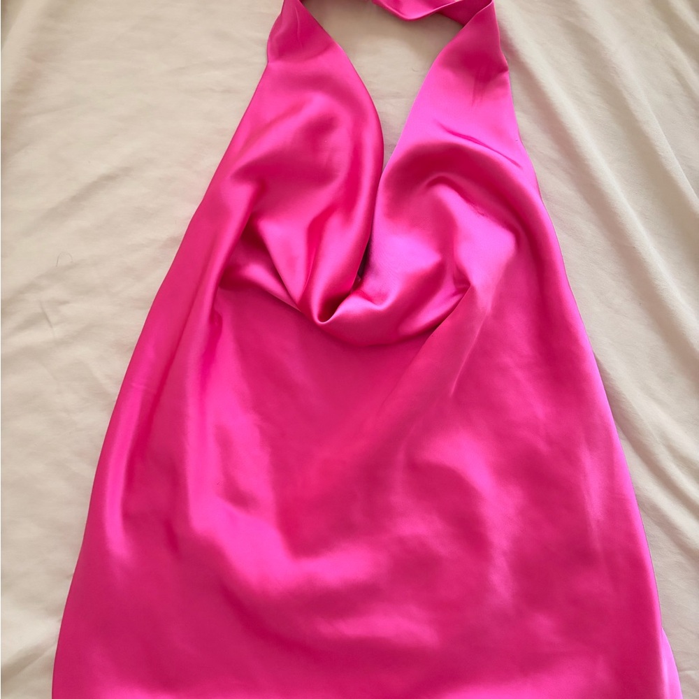Iris Pink Halter Top - Picture 5 of 5